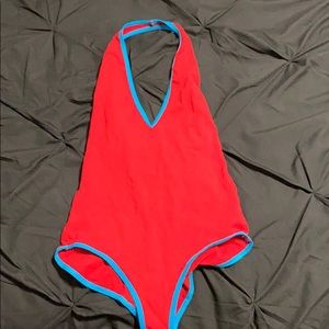 Halter bodysuit
